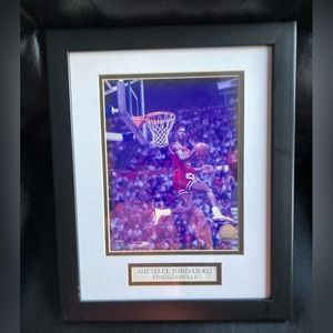 Wall Art: Michael Jordan Chicago Bulls #23 Dunk Framed Print